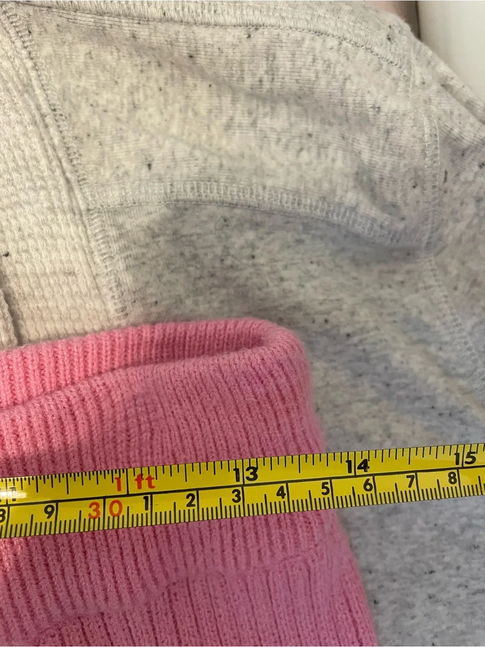 crown & ivy Pink Ribbed Drawstring Wide-Leg Pants Small‎